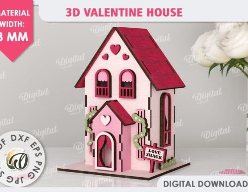 Casa De San Valentin Creativo Digital